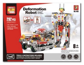 Konstruktorius Alloy Toys Deformation Robot 525124085/469, plastikas/metalas