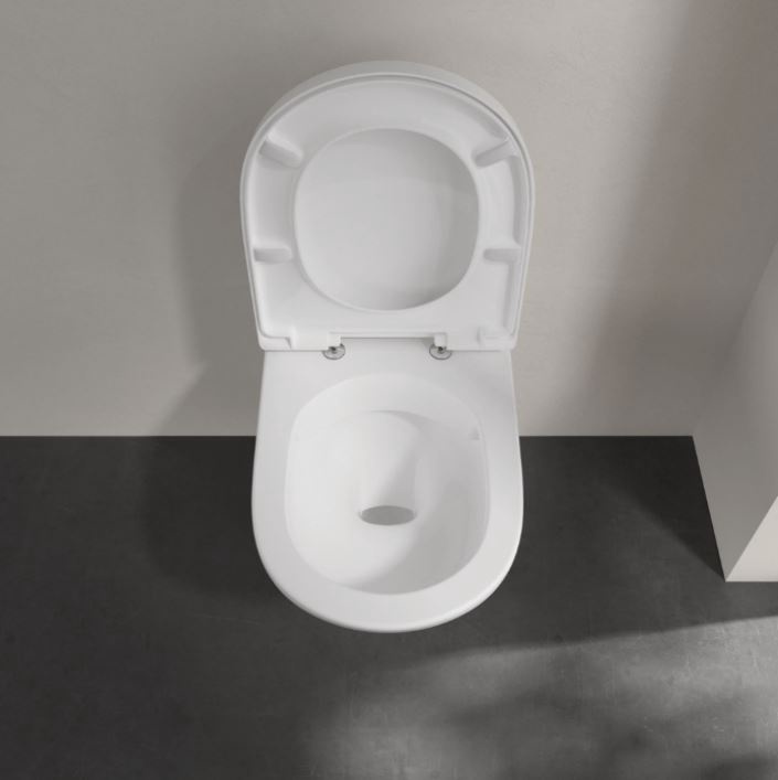 WC-pott, seinapealne Villeroy & Boch O.Novo, kaanega, 360 mm x 560 mm