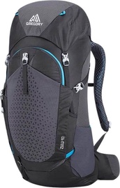 Tūristu mugursoma Gregory Zulu S/M, melna/pelēka, 40 l