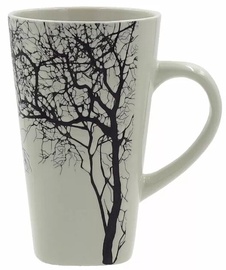 Krūzīte Newill Tree, balta, 0.45 l