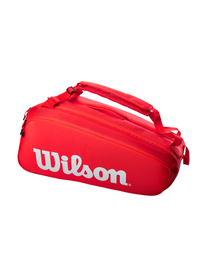 Теннисная сумка Wilson Super Tour WR8010501001, белый/красный