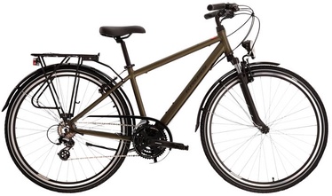 Velosipēds tūristu Kross Trans 2.0, 28 ", L rāmis, melna/haki