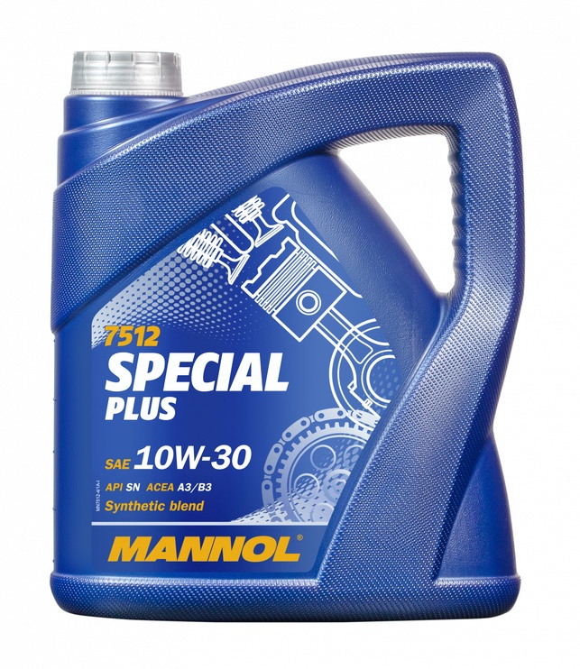 Mootoriõli Mannol Special Plus 10W - 30, poolsünteetiline, sõiduautole, 5 l