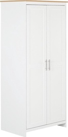 Шкаф Beliani Rugen, белый, 79 см x 52 см x 180 см