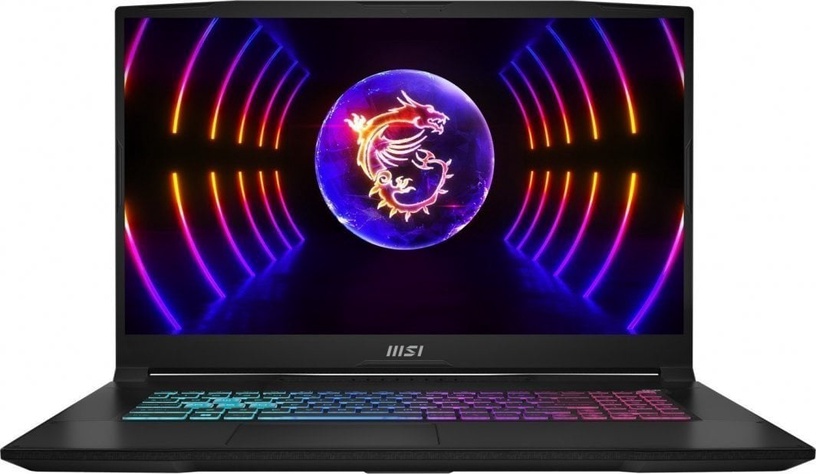 Sülearvuti MSI Katana 17, Intel® Core™ i7-12650H, 16 GB, 512 GB, 17.3 ", RTX 3050, must, en