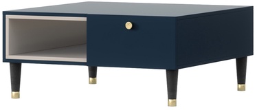 Kafijas galdiņš Includo, zila, 80 cm x 40 cm x 55 cm