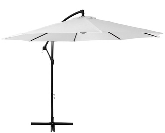 Aia päikesevari Springos Garden Umbrella, 300 cm, valge/must
