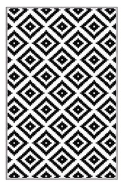 Ковровая дорожка Conceptum Hypnose EEXFAB842, белый/черный, 300 см x 80 см