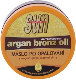 Kūno sviestas po deginimosi Vivaco Sun Argan Bronz Oil Glitter Aftersun Butter, 200 ml