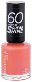 Nagu laka Rimmel London 60 Seconds Super Shine Coral Blush, 8 ml