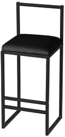 Baro kėdė Kalune Design Nordic 118BRN1172, juoda, 35 cm x 35 cm x 80 cm