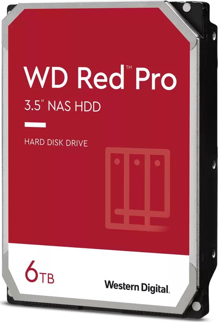 Сетевое хранилище данных Western Digital Red Pro WD6003FFBX, 6000 ГБ -  K-rauta