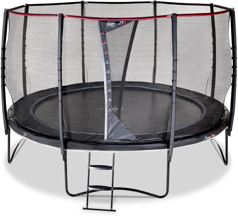 Батут EXIT Toys PeakPro, 427 см, с защитной сеткой, с лестницей