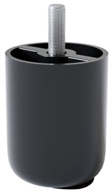 Baldų kojelės Sleepwell C10860090, 3.6 cm x 3.6 cm, 5 cm, Ø 3.6 cm, juoda