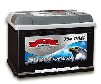 Akumulators Sznajder Silver Premium SSP57545, 12 V, 75 Ah, 750 A