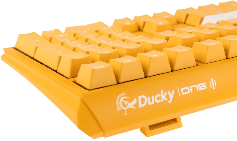Клавиатура Ducky One 3 Cherry MX Silent Red Английский (US), желтый