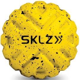 Masāžas bumbiņa SKLZ Foot Massage Ball, melna/dzeltena, 63 mm