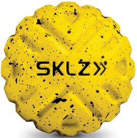 Masāžas bumbiņa SKLZ Foot Massage Ball, melna/dzeltena, 63 mm
