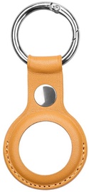 AirTag кулон Hurtel Key Ring Keychain Case, коричневый