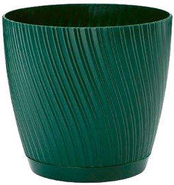 Puķu pods Form Plastic Mika 170 10489426, polipropilēns (pp), Ø 170 mm, zaļa