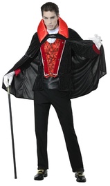 Kostīms pieaugušajiem vampīrs Widmann Victorian Vampire, melna/sarkana, poliesters, XL