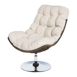 Dārza krēsls Domoletti Moon GREY TG0025-25, pelēka, 99 cm x 84 cm x 101 cm