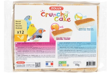 Cepumi Zolux Crunchy Cake Honey-Fruit x12 137059, universālā barība, 0.150 kg