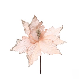 Искусственный цветок, oранжевый/бежевый, 250 мм