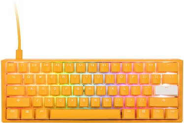 Klaviatuur Ducky One 3 Mini One 3 Mini Cherry MX Black Inglise (US), kollane