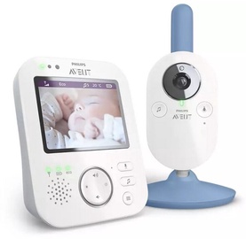 Bērnu uzraudzības ierīces Philips Avent SCD845/52, zila/balta