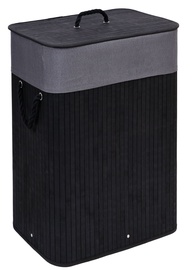 Veļas kaste Laundry Basket, 80 l, melna