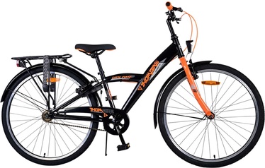 Vaikiškas dviratis, miesto Volare Thombike, juodas/oranžinis, 26"