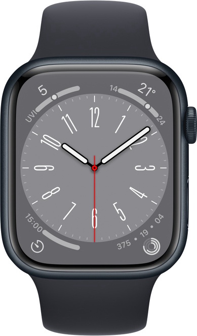Умные часы Apple Watch Series 8 GPS + Cellular 45mm Aluminum LT, черный