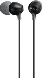 Laidinės ausinės Sony MDR-EX15AP, juoda