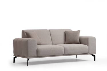Divvietīgs dīvāns Hanah Home Nikea, pelēka, 98 x 194 cm x 83 cm