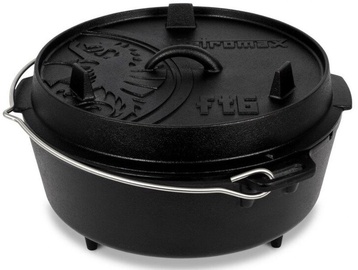 Котел Petromax Dutch Ovens, чугун, 364 мм, 5.5 л, черный