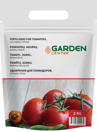 Mēslojums tomātiem, pipariem Garden Center, 2 kg
