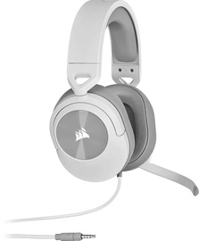 Juhtmega mänguri peakomplekt Corsair HS55 Surround, valge