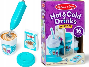 Mänguköögi tarbed, köögi mänguasjad, kohvikomplekt Melissa & Doug Hot & Cold Drinks 50712, mitmevärviline