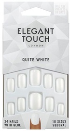 Накладные ногти Elegant Touch Polished Colour Quite White, 25 шт.