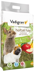 Sausa pārtika Vadigran Herbal Hay Apple & Banana, šinšilām/trušiem/jūras cūciņām, 0.500 kg