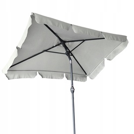 Садовый зонт от солнца Destin, 200 см x 130 см, светло-серый