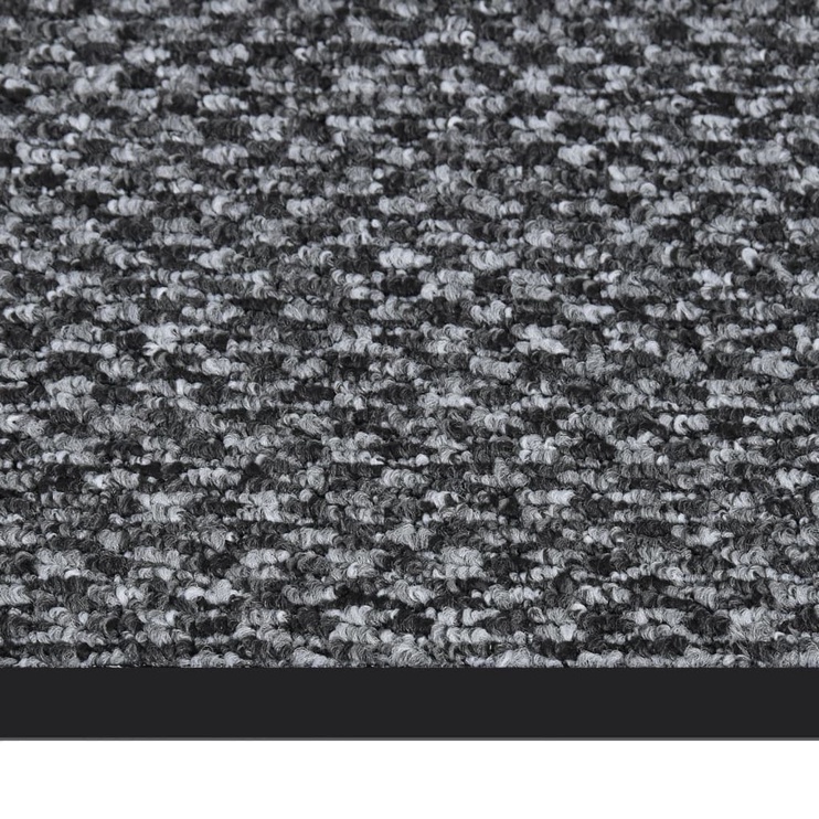 Придверный коврик VLX 331575, серый, 150 см x 90 см x 0.65 см