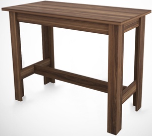 Барный стол Kalune Design Barra, ореховый, 120 см x 60 см x 93 см