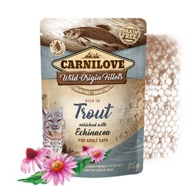 Влажный корм для кошек Carnilove Rich in Trout enriched with Echinacea 10446388, 0.085 кг