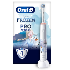 Elektrinis dantų šepetėlis Oral-B Pro Series 3 Junior 6+ Frozen D505.513.Z3K, baltas