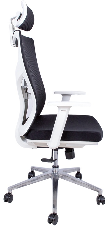 Офисный стул Home4you Venon, 58 x 58 x 94 - 100.5 см, белый/черный