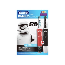 Elektriline hambahari Oral-B D100 Vitality Must+Star Wars, komplekt