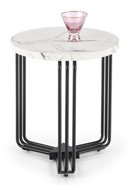 Kohvilaud Halmar Antica, valge/must, 400 mm x 400 mm x 450 mm
