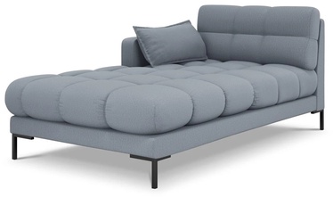 Dīvāns Micadoni Home Mamaia Chaise Longue, gaiši zila, kreisais, 185 x 102 cm x 75 cm